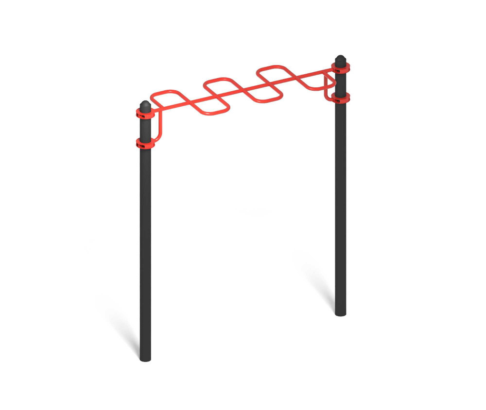 Воркаут-комплекс "Рукоход-змеевик"